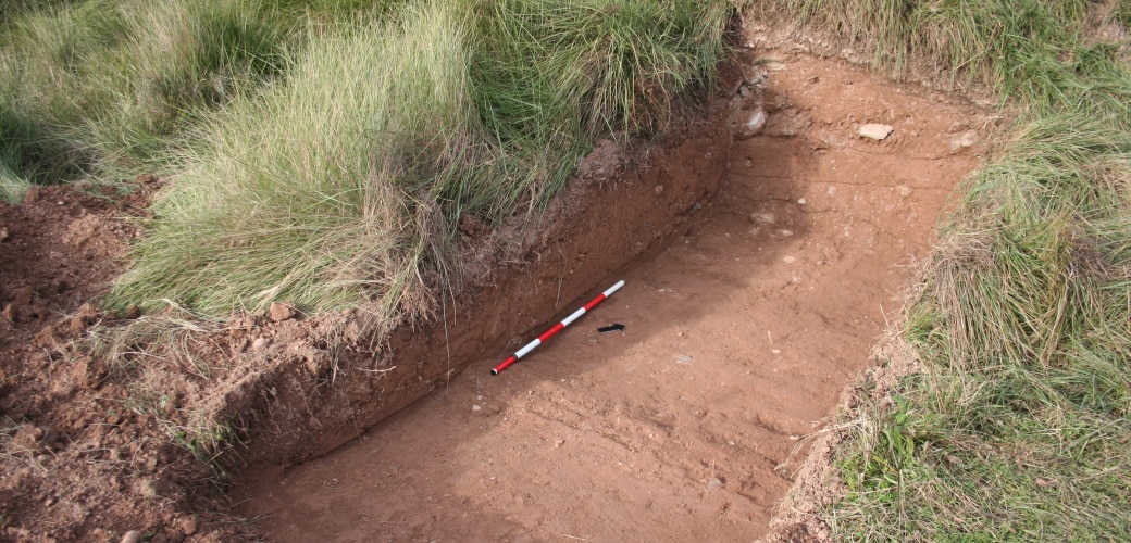 Sondeo 21. Aspecto del sondeo en finalizar la excavación